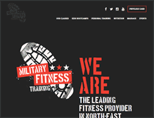 Tablet Screenshot of military-fitness.info